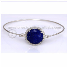 Lapis Gemstone 925 Sterling Silver Bezel Jewelry Manufacturer